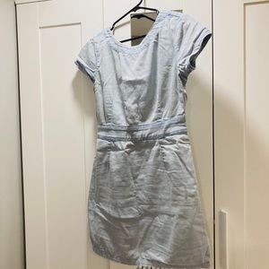 Low Back Denim Mini Dress
